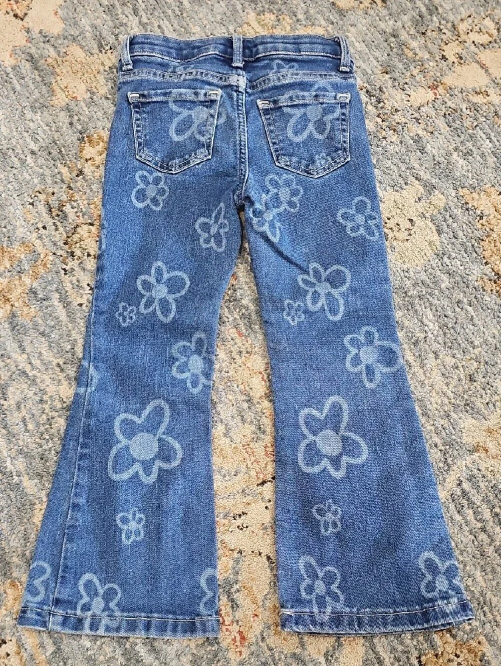 jumping beans Blue Floral Print Flared Jeans